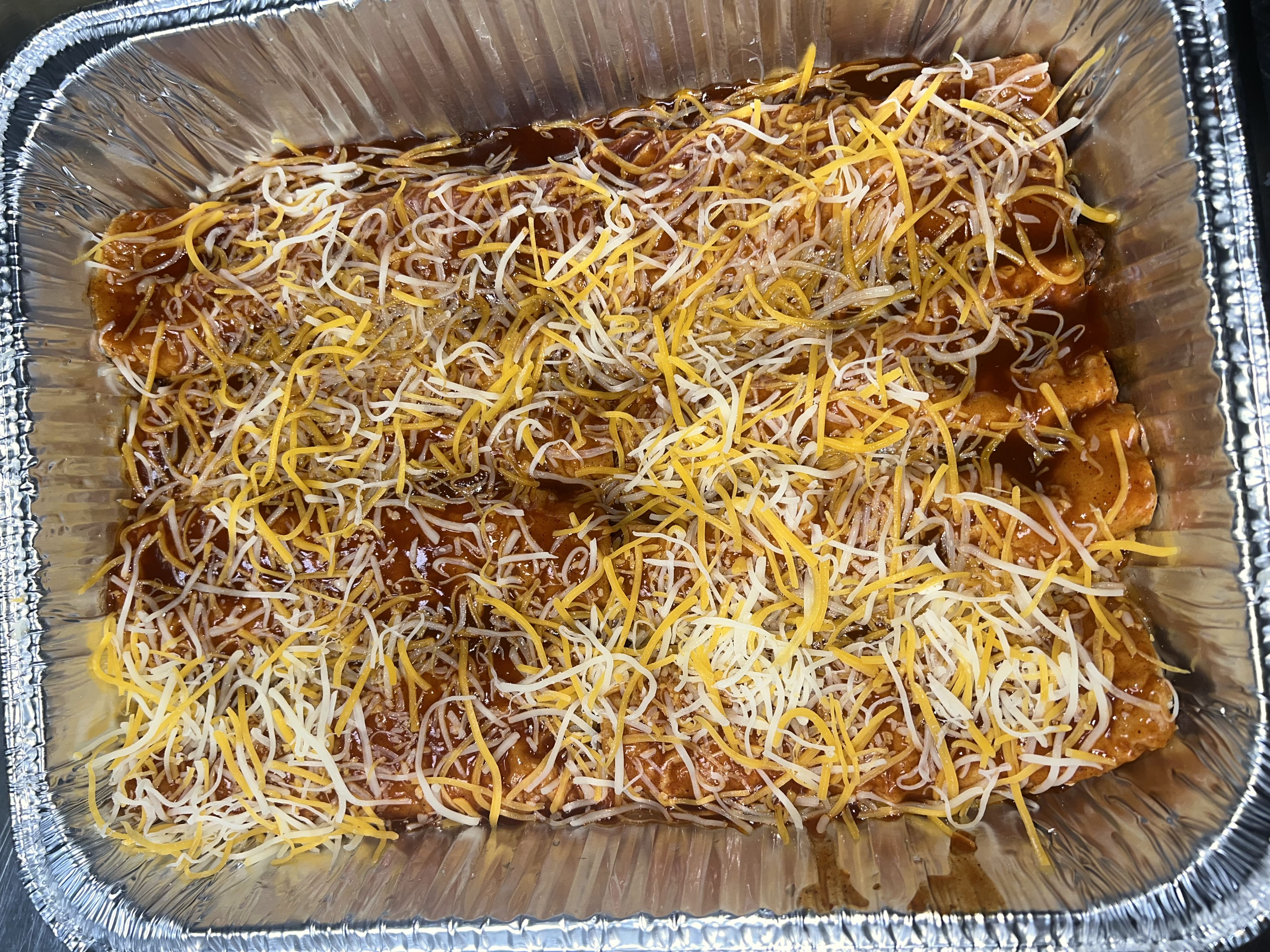 Catered event food